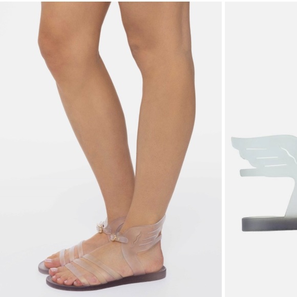 Ancient Greek Sandals Ikaria Clear Rubber Jelly Size 6.5. - Picture 3 of 7